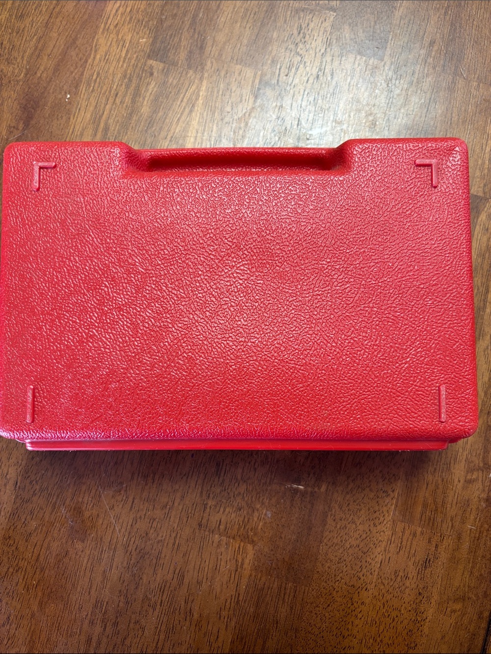 🔴 LEGO Vintage Red Textured Carry Case | Organizer Box - Picture 2 of 7